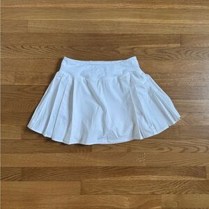 Lululemon Side-Pleat High Rise Tennis Skirt White Size 4